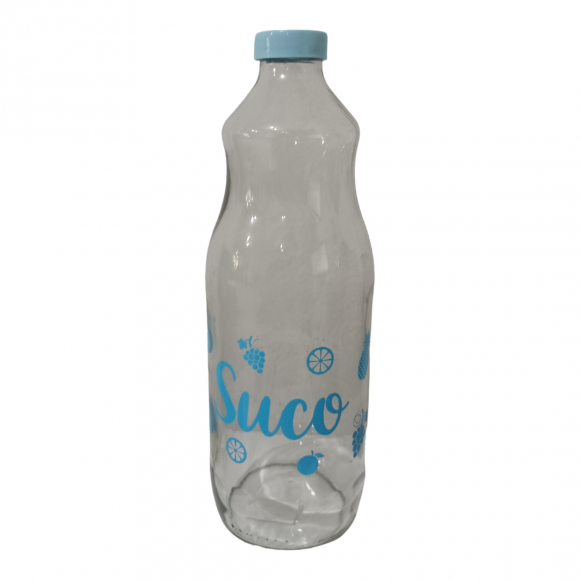 GARRAFA GELAD VIDRO 1,0 L SUCO