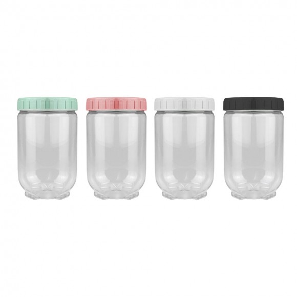 POTE PET ORGANIZADOR MULTIUSO EMPILHAVEL 1000ML