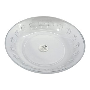 FRUTEIRA VIDRO INCOLOR APPLE 28CM