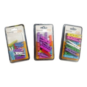 PRENDEDOR MINI COLOR SORTIDO NO BLISTER
