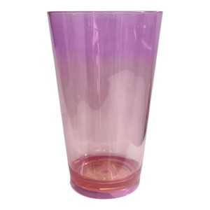 COPO CRISTAL 450ML BICOLOR (VIOLETA/LARANJA)