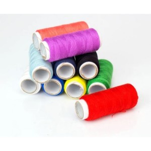 KIT LINHA PARA COSTURA 10PC - COLORIDAS