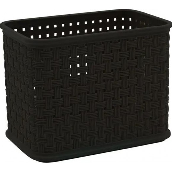 ORGANIZADOR MODULAR RATTAN (15x10x11,5)CM - PRETO