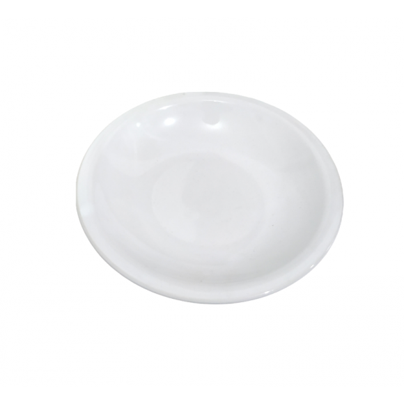 PRATO CERAMICA BRANCO FUNDO 22CM