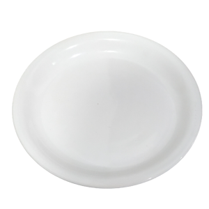 PRATO CERAMICA BRANCO RASO  25CM