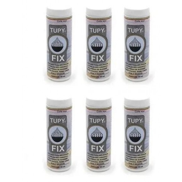 FIXACOR TUPY 40ML C/ 6 PEÇAS