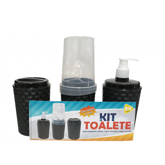 KIT TOALETE 03 PEÇAS DELTA