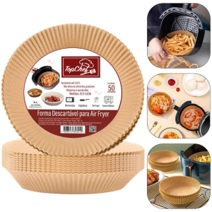 FORMA DESCART P/AIR FRYER 20CM C/50