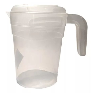JARRA PLÁSTICA TRANSPARENTE 1,5 L COM TAMPA