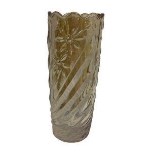 VASO DE VIDRO ESPELHADO DECORATIVO 19CM