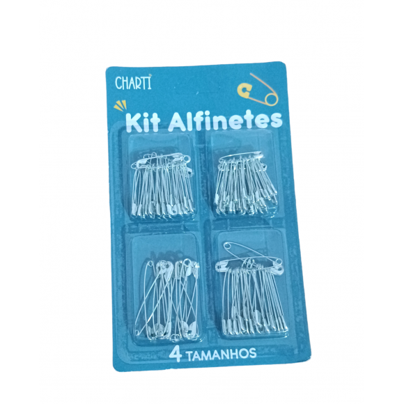 KIT ALFINETES 4 TAMANHOS