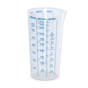 COPO PLASTICO GRADUADO