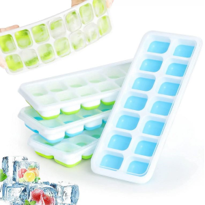 FORMA GELO FUNDO FLEXIVEL 14 CUBOS